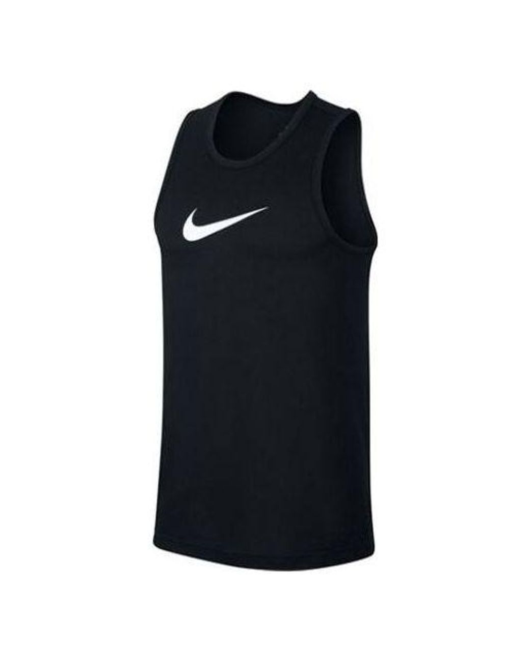 Nike Black Dri-Fit Series Large Sports Sleeveless Vest for men