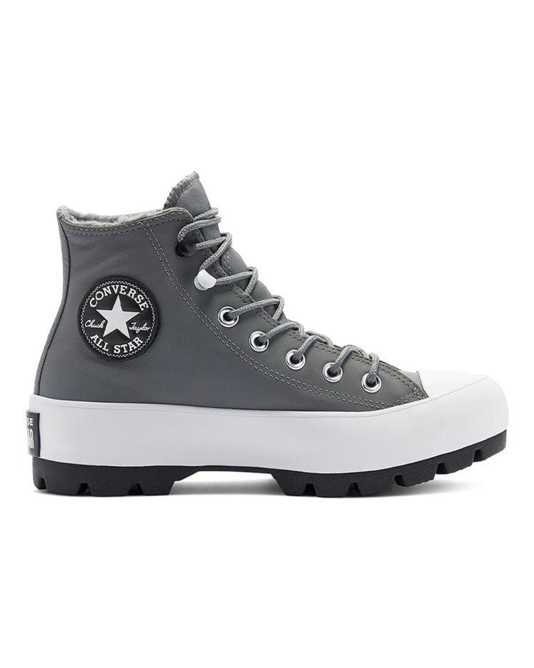 Converse Black (Wmns) Chuck Taylor All Star Lugged Winter High Gtx 'Limestone'