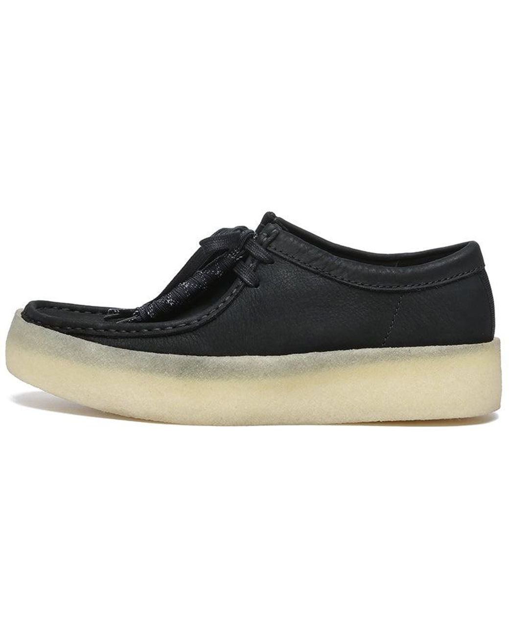 Clarks Black Wallabee Cup Nubuck' for men