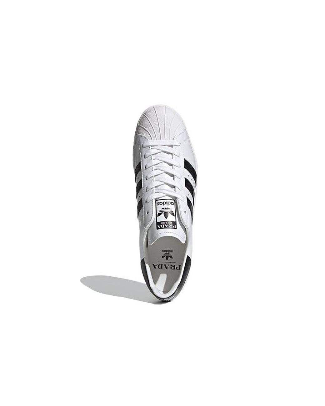 Adidas White Prada X Superstar for men