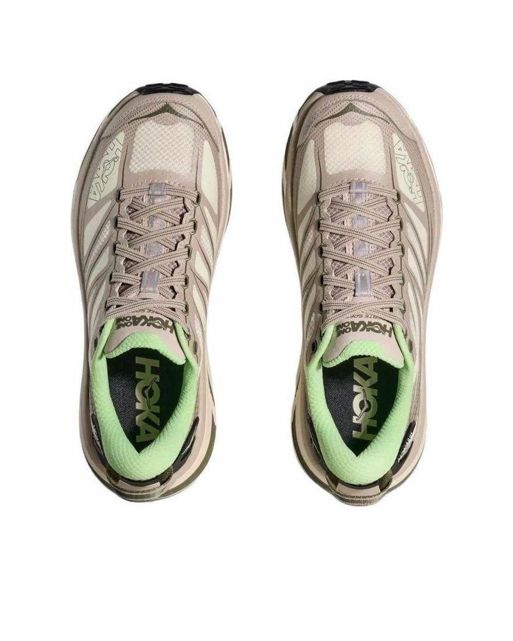 Hoka One One White Mafate Speed 2 'Putty Eucalyptus' for men