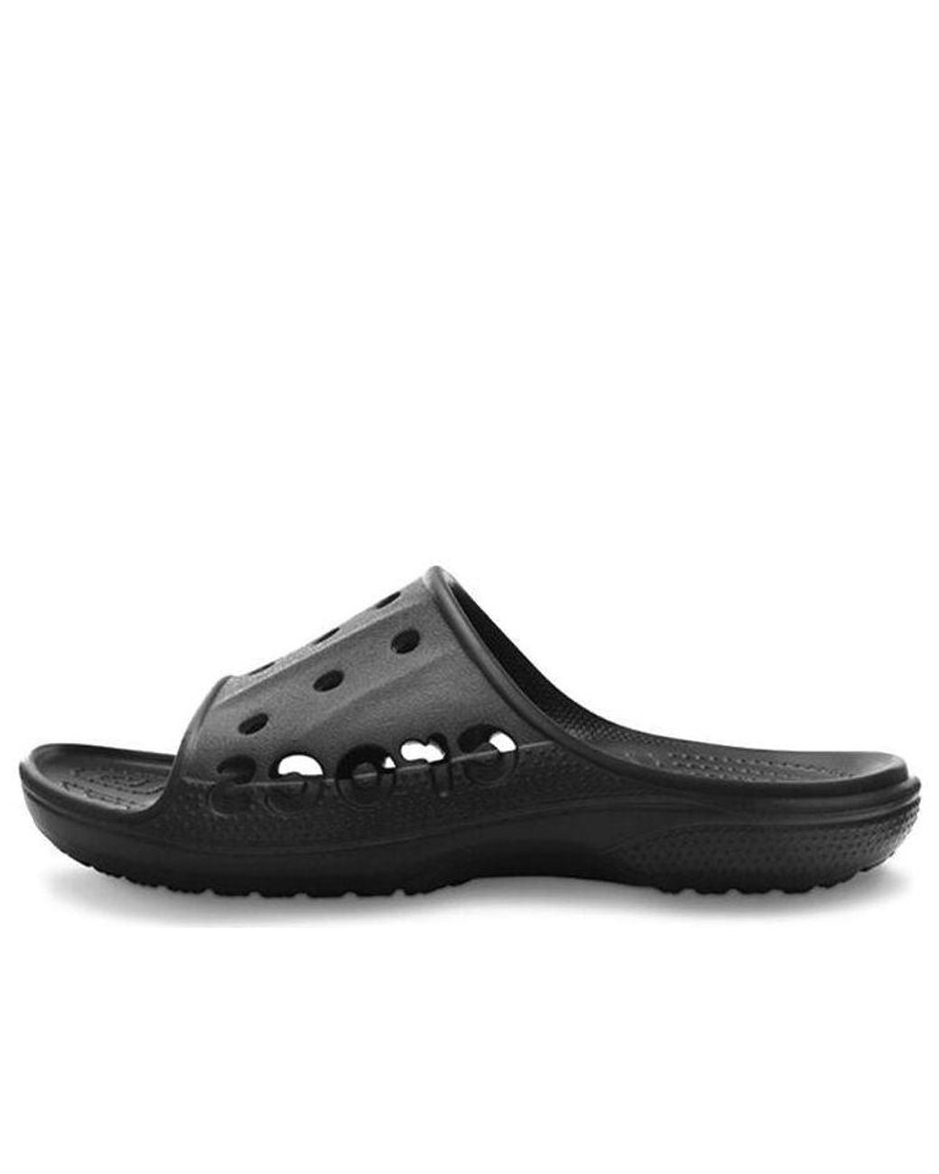 CROCSTM Black Baya Slippers for men