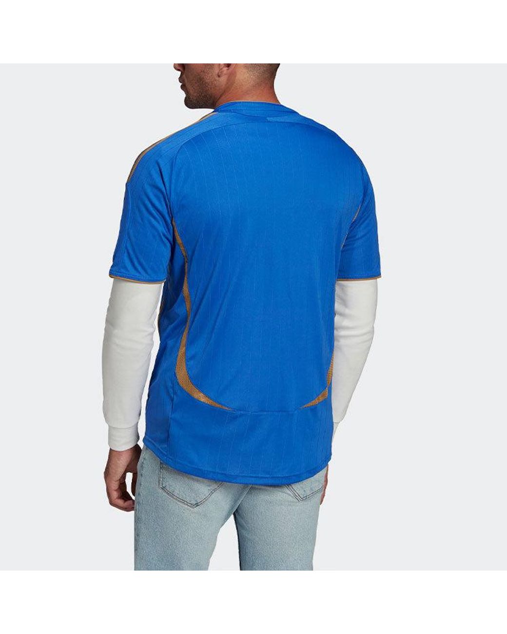 Adidas Blue Juventus Teamgeist Jersey for men