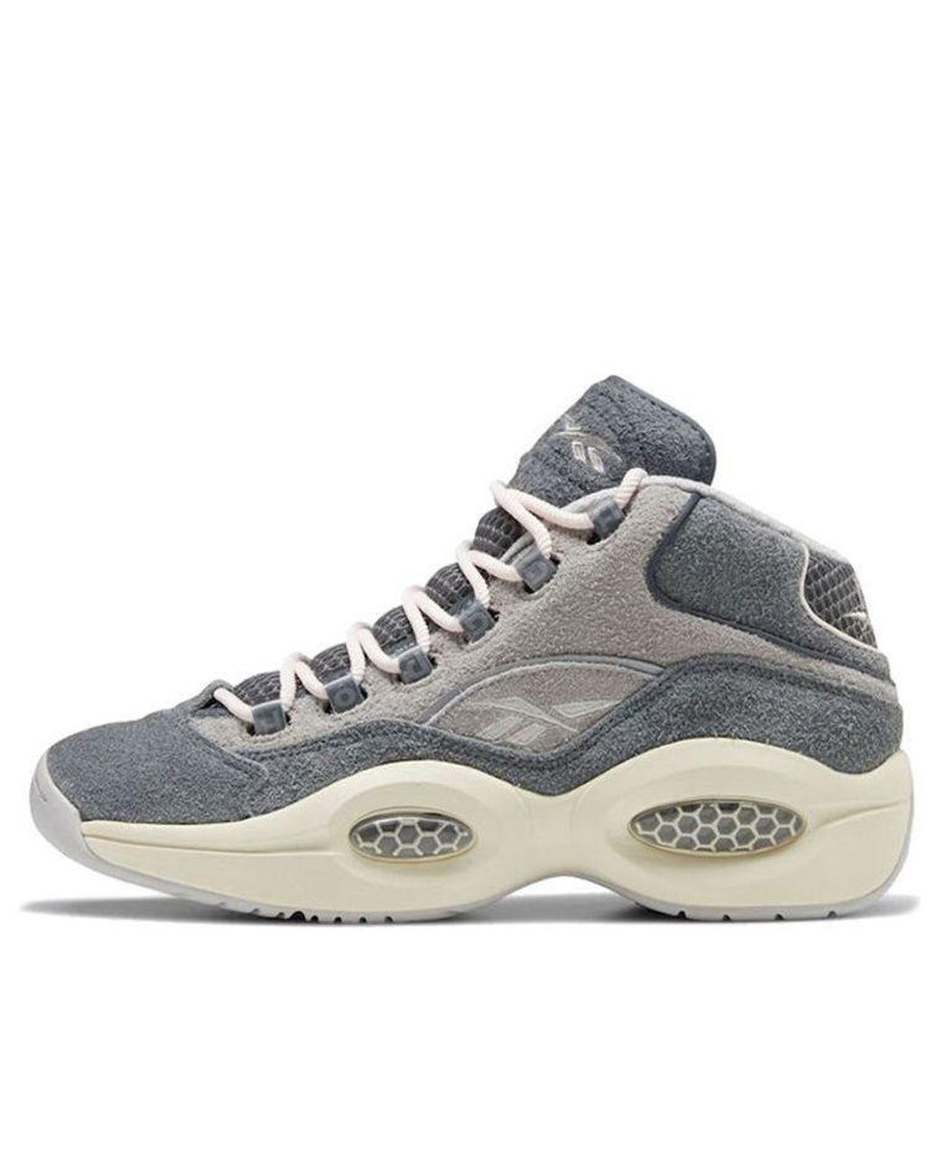 Reebok Blue Question Mid Suede' for men