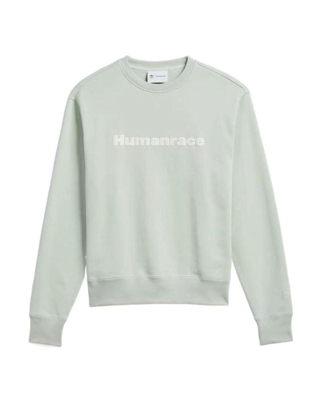 Adidas Green X Pharrell Humanrace Logo Sweatshirt for men