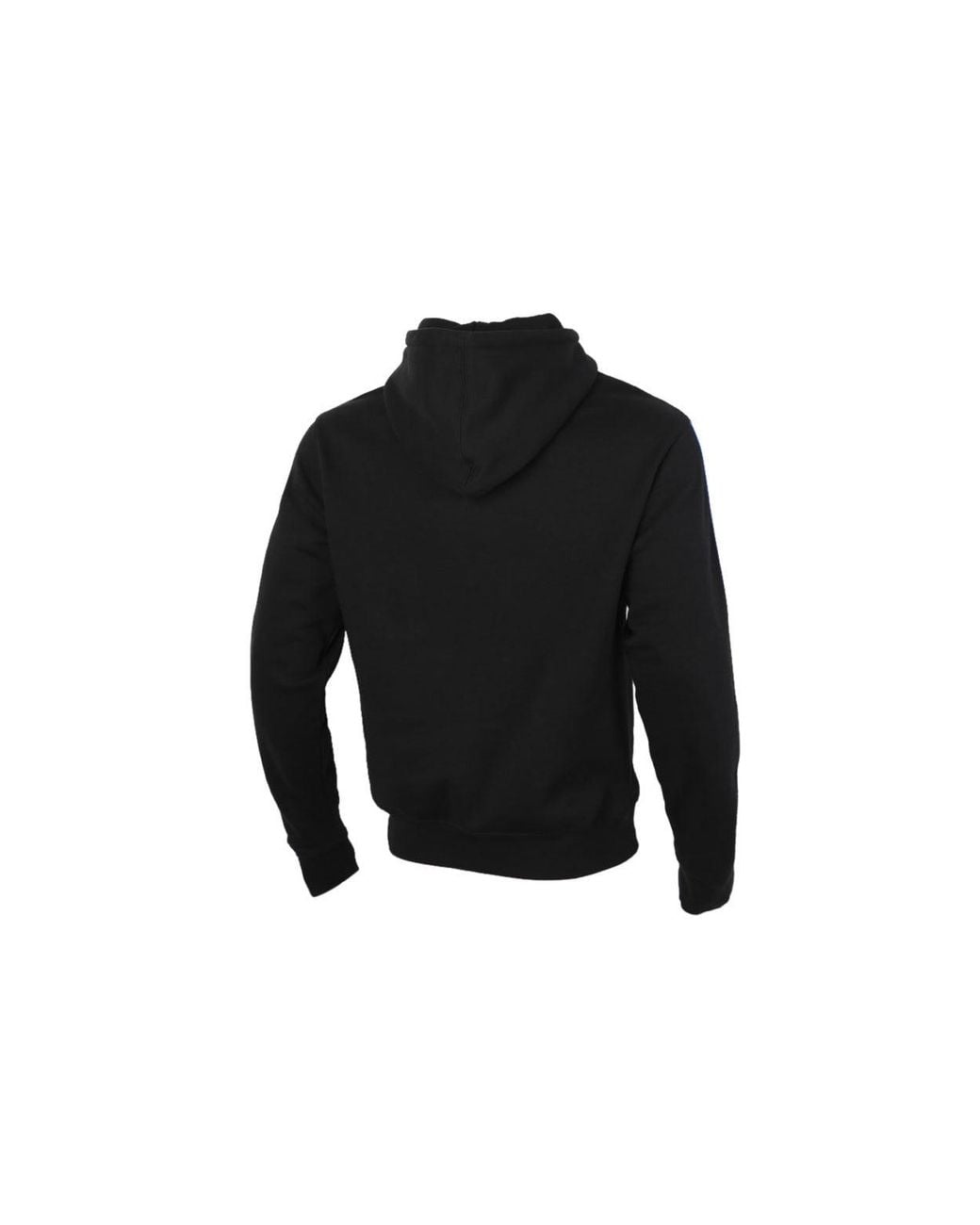 Adidas Blue Originals Colorblock Logo Printing Fleece Lined Hooded Pullover for men