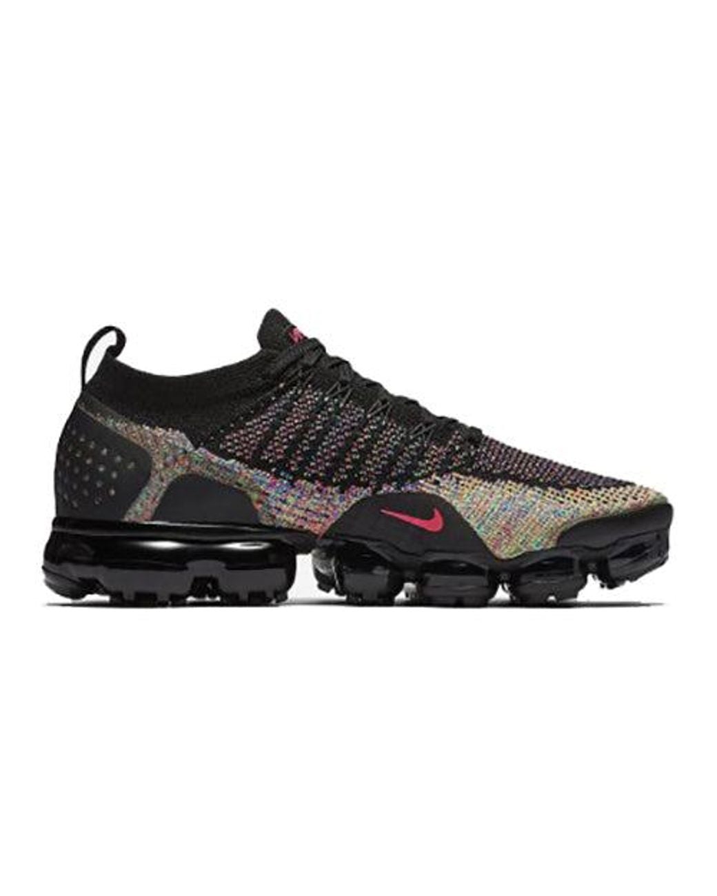 Nike Black Air Vapormax Flyknit 2 Multi-Color' for men