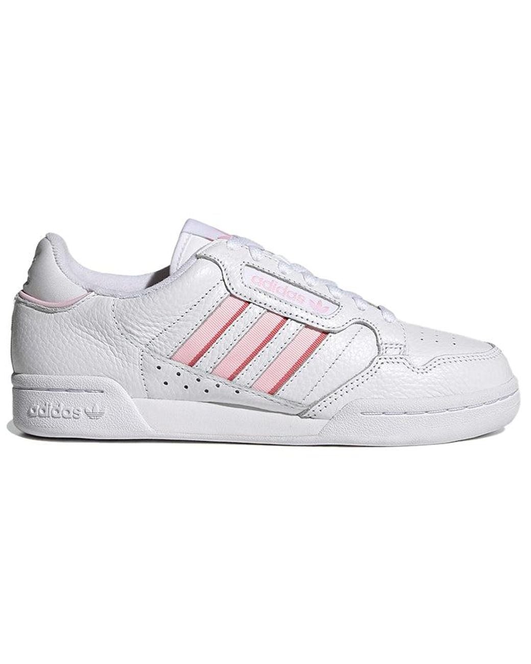 Adidas White (Wmns) Continental 80 Stripes Clear'