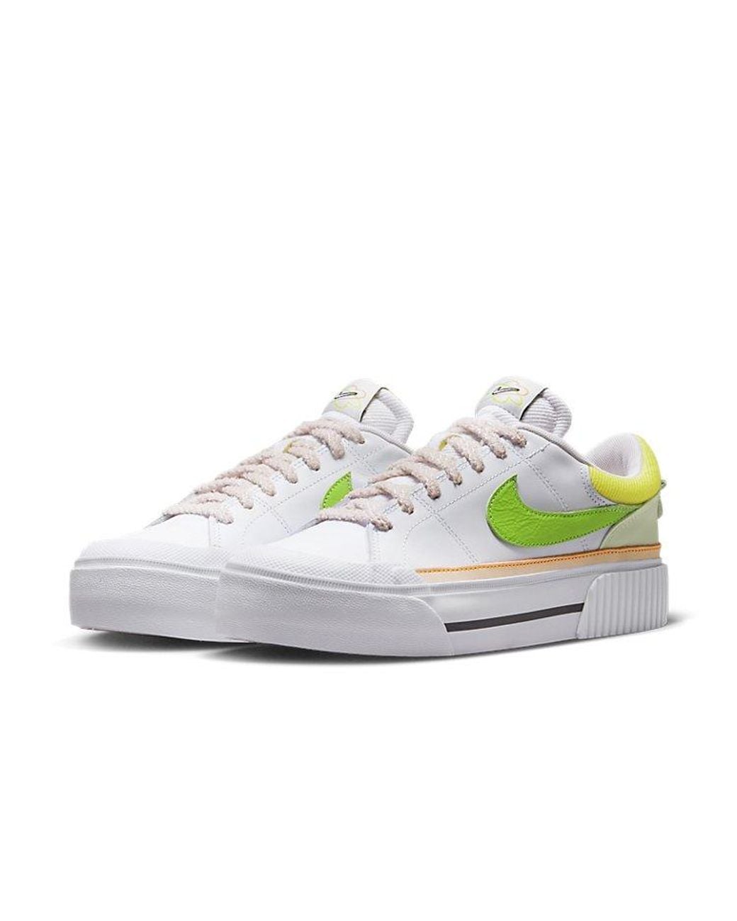 Nike White (Wmns) Court Legacy Lift 'Feel Love'