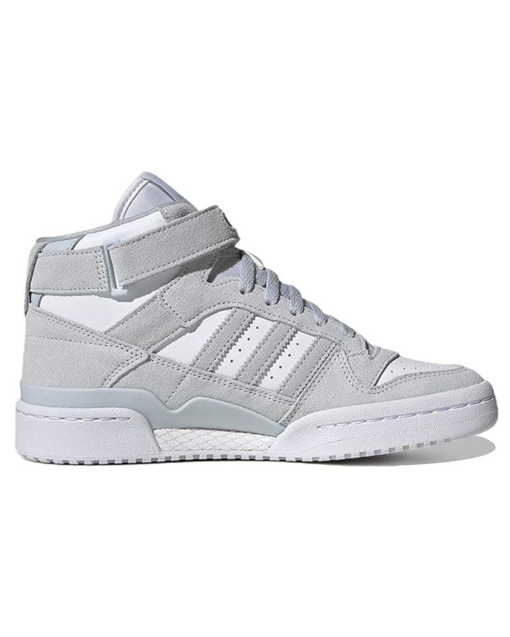 Adidas White (Wmns) Forum Mid Shoes 'Halo'