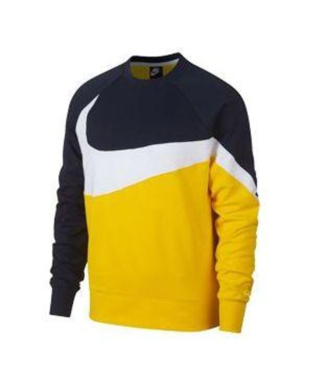 Nike Yellow Large Colorblock Casual Sports for men