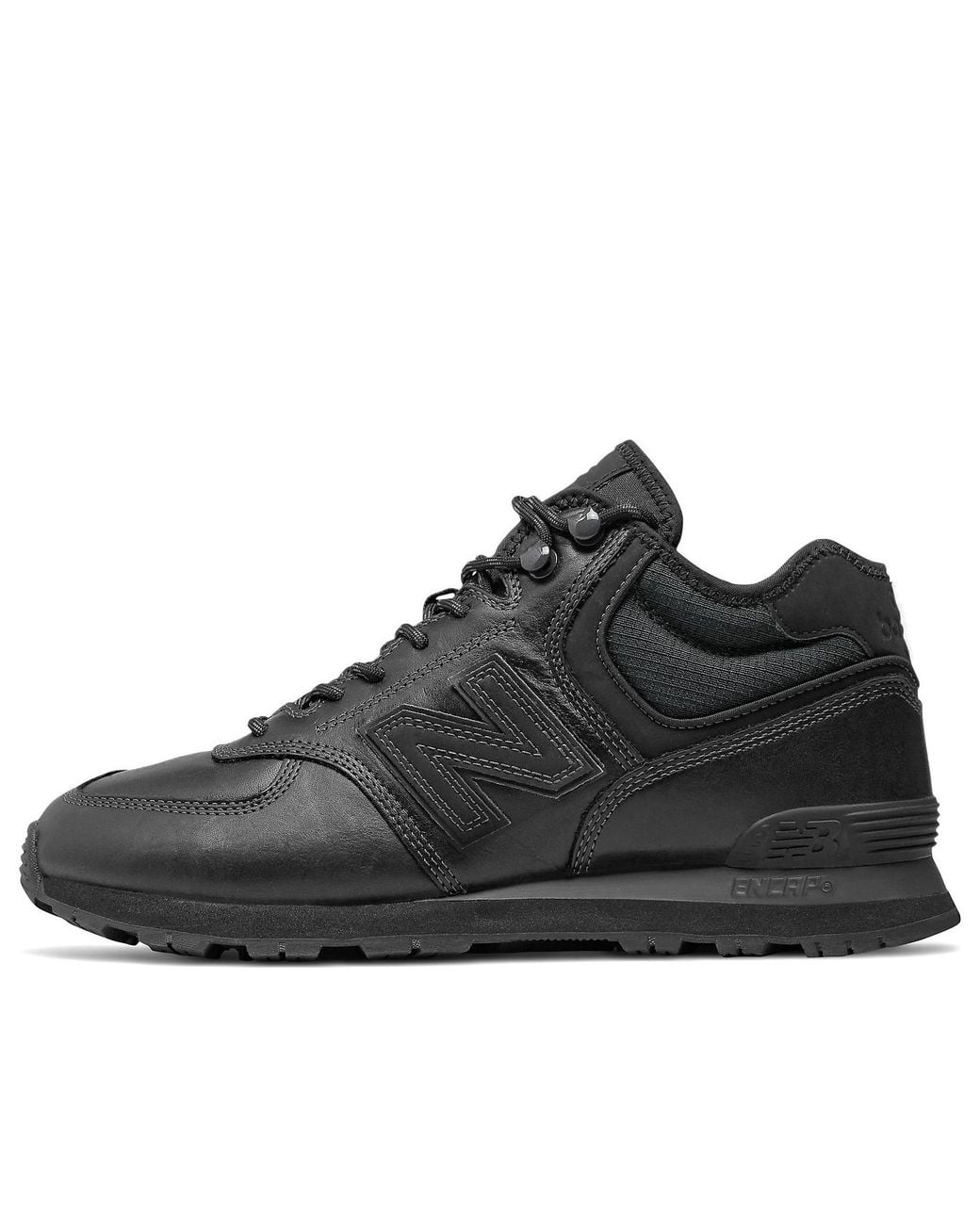 New Balance Black 574 Series Mid for men
