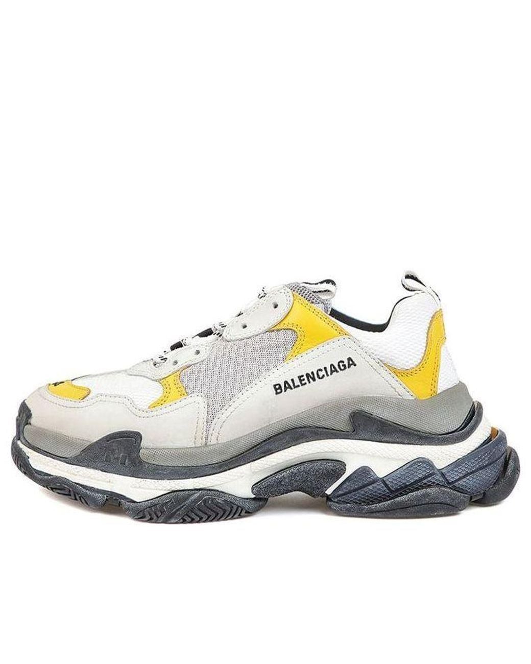 Balenciaga White Triple S Sneaker 'Split' for men