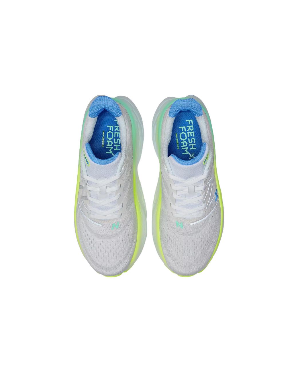 New Balance White Fresh Foam X More V4 Running Shoe