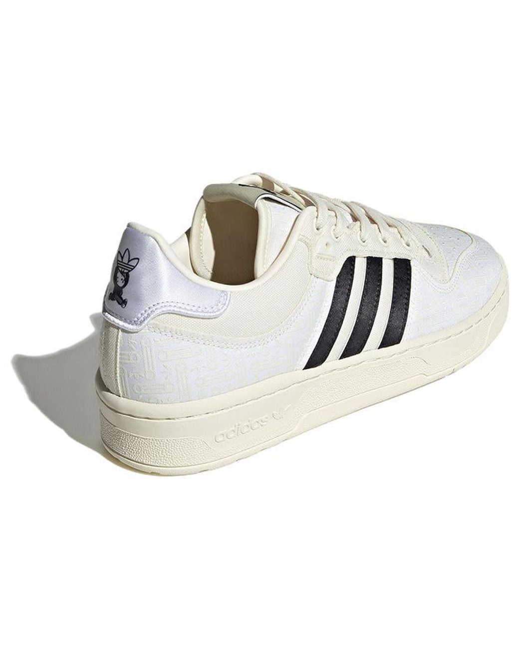 Adidas White Rivalry Low 86 Shoes for men