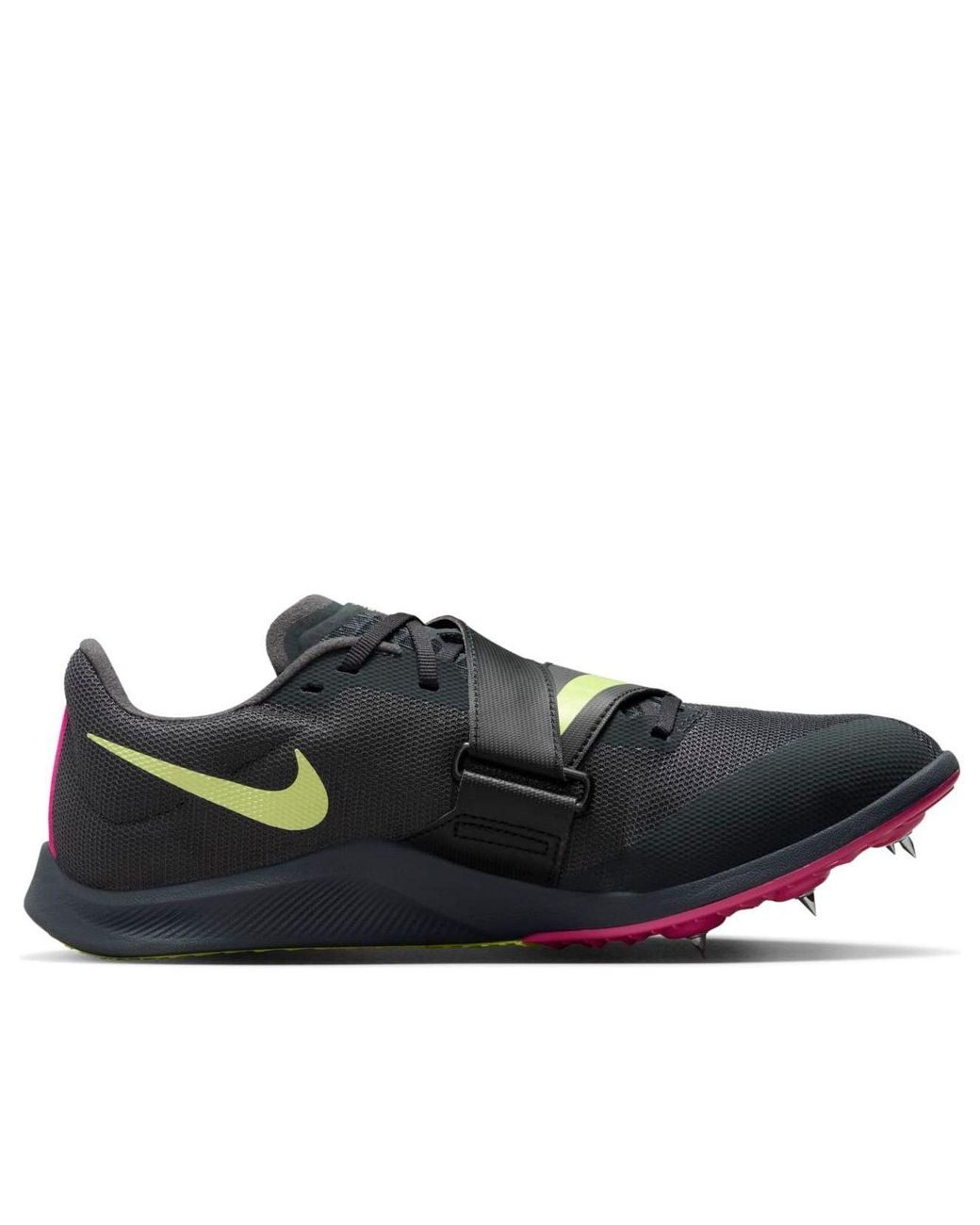 Nike Black Air Zoom Rival Jump Spikes 'Anthracite Light Lemon Twist' for men
