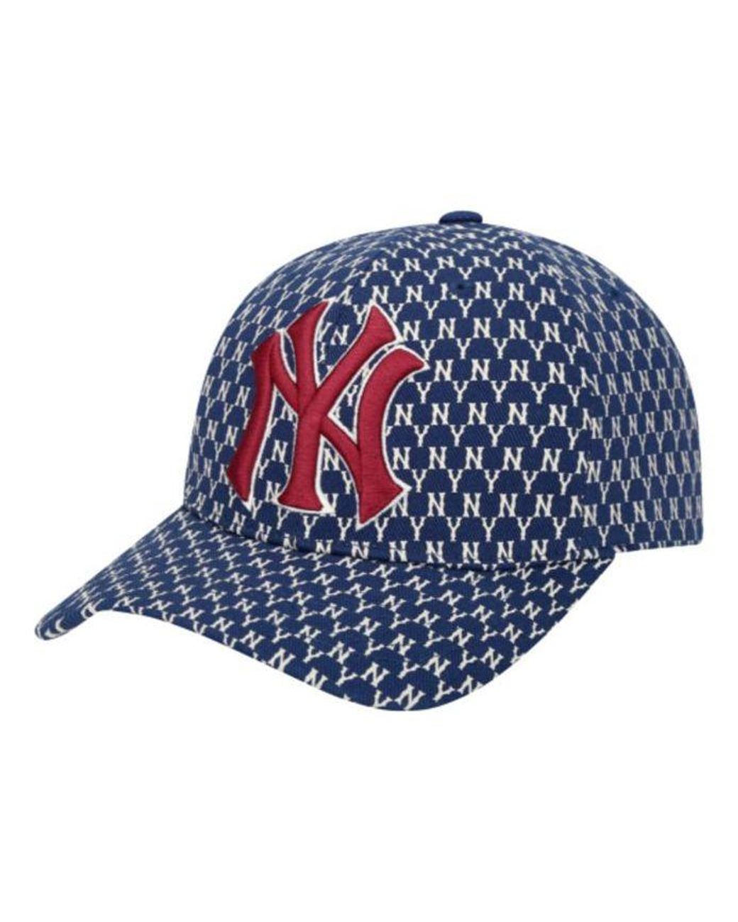 MLB Blue Monogram New York Yankees Baseball Cap