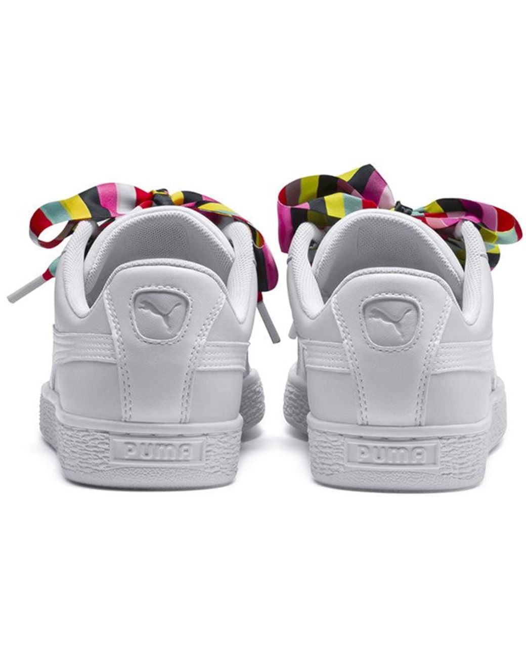 PUMA White (Wmns) Basket Heart 'Generation Hustle'