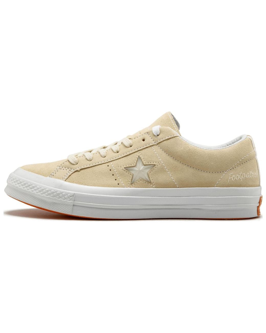 Converse White One Star Ox Footpatrol 'Vanilla Custard' for men