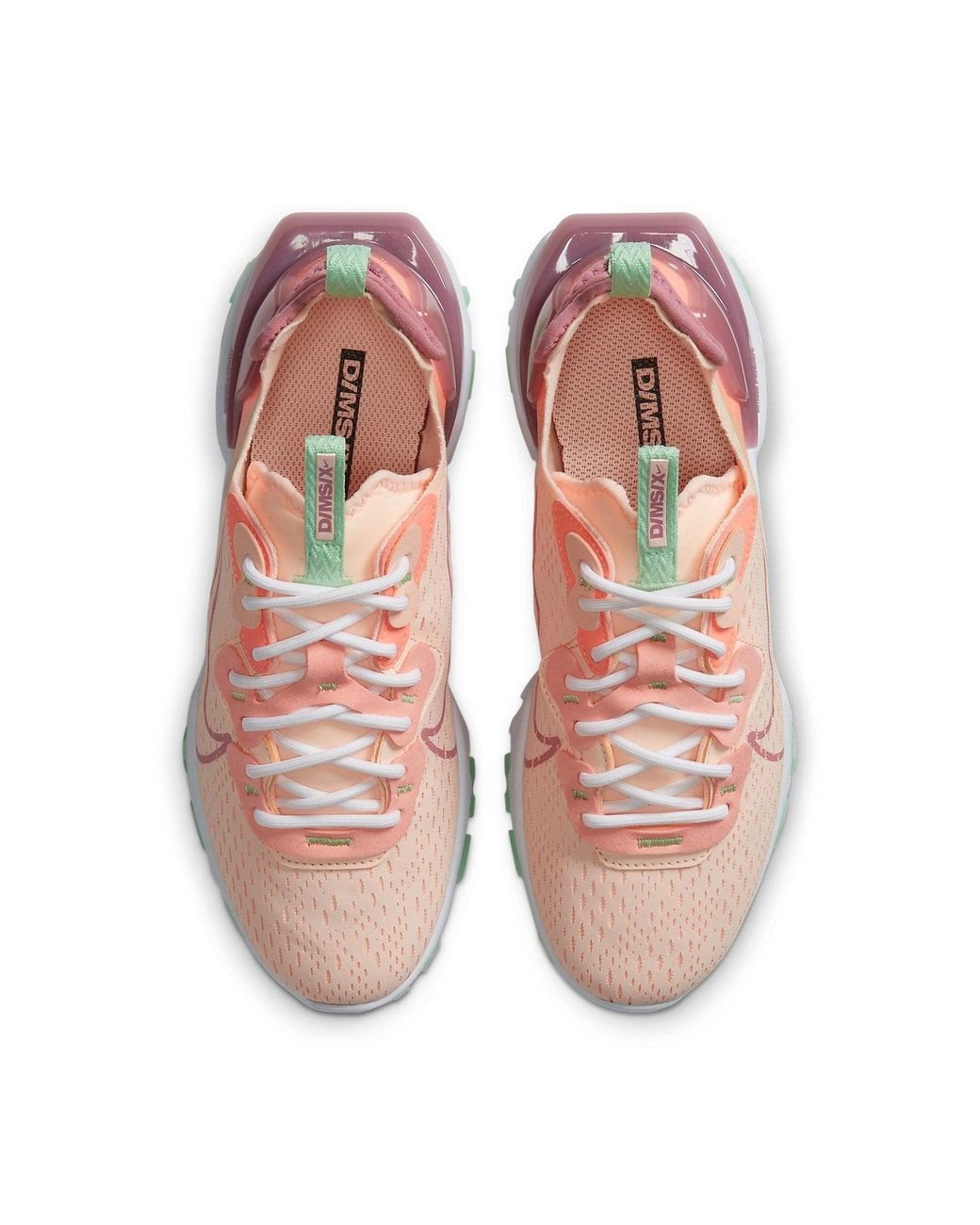 nike react vision pink and white