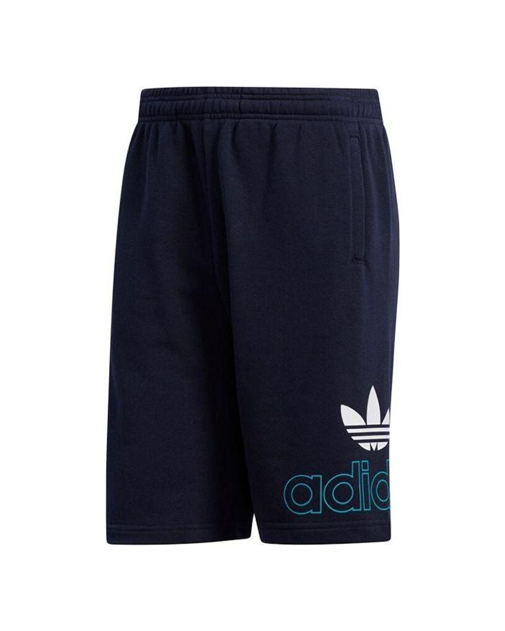 Adidas Blue Originals Pre Game Short Loose Running Sports Shorts for men