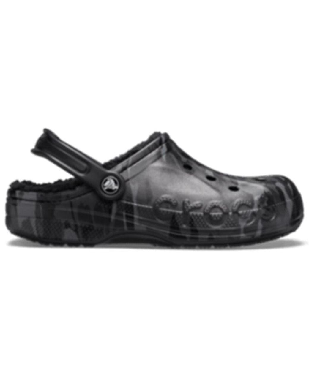 CROCSTM Black Wear-Resistant Cozy Sports Sandals
