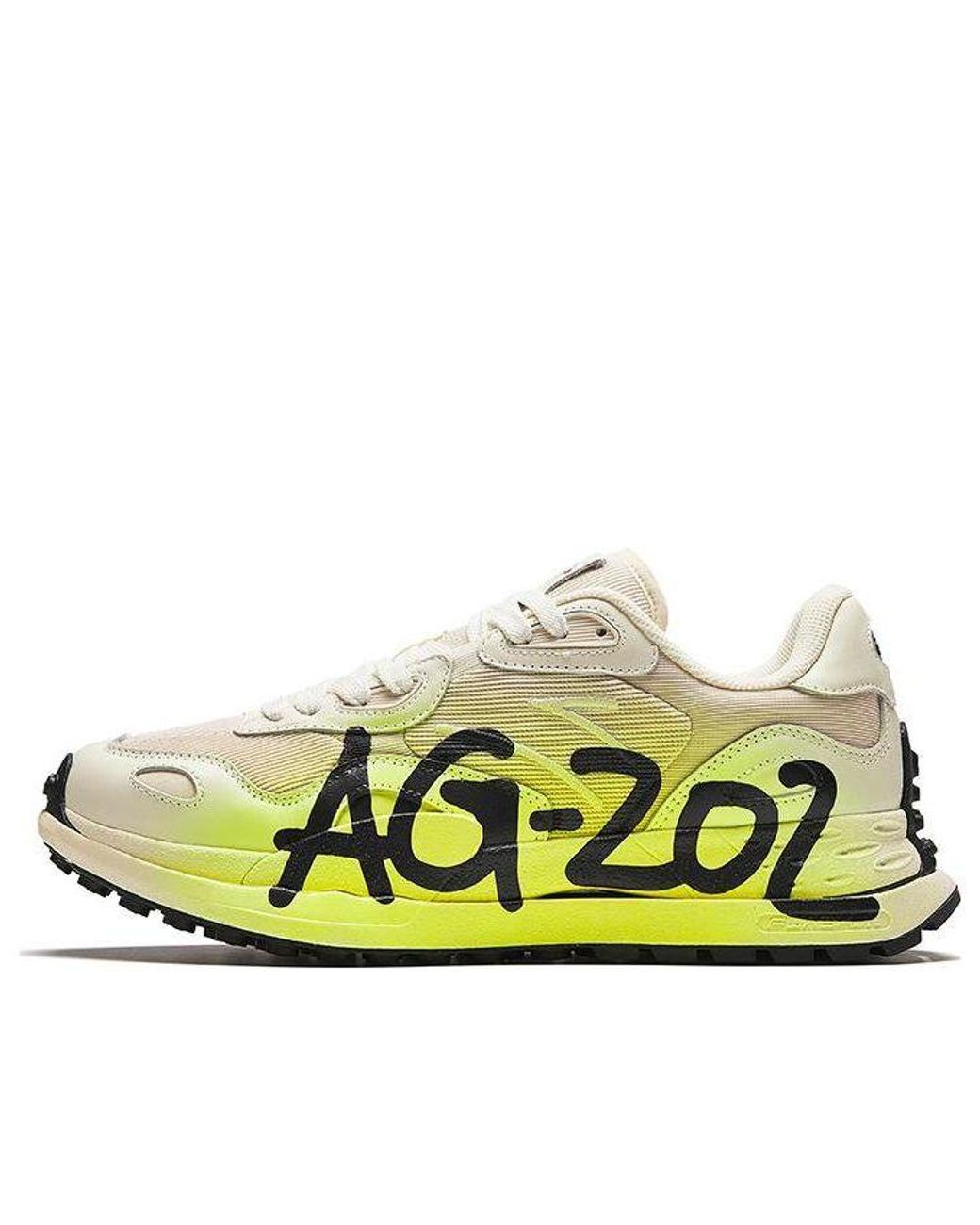 Anta Yellow Running Series Sneakers for men