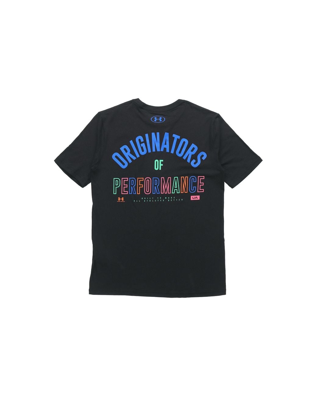 Under Armour Black Originators Of Performance Back Tee for men