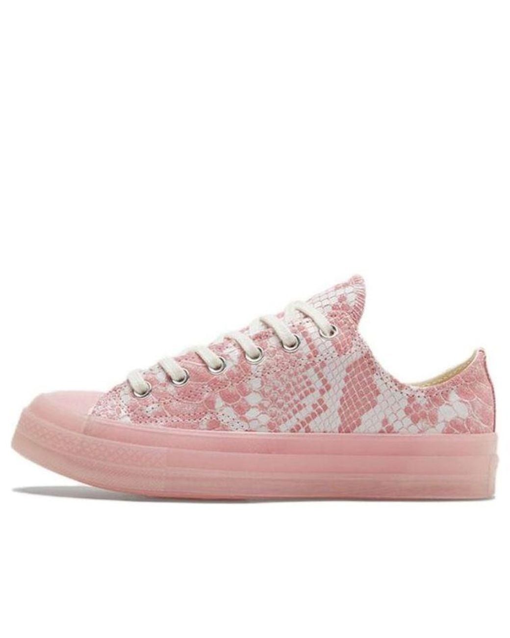 Converse Pink Golf Wang X Chuck 70 Low Python' for men