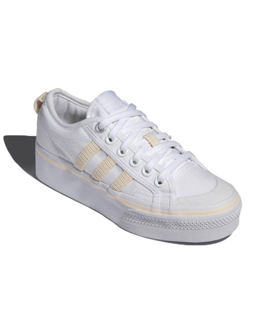 Adidas White (Wmns) Nizza Platform 'Off Cream'
