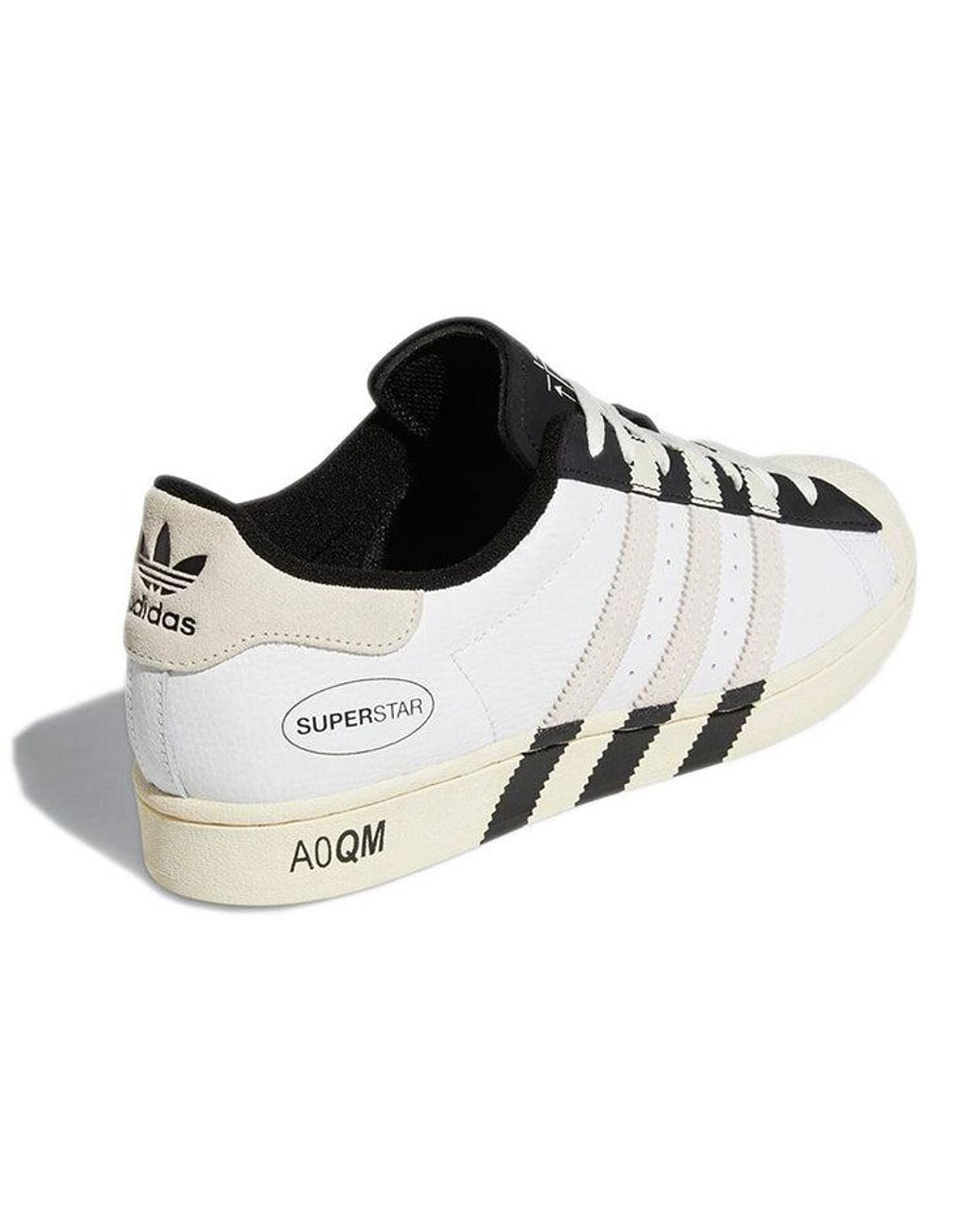 Adidas White Superstar 'Extended Stripes' for men