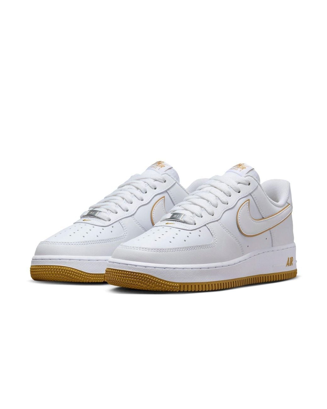 Nike White Air Force 1 Low Bronzine' for men