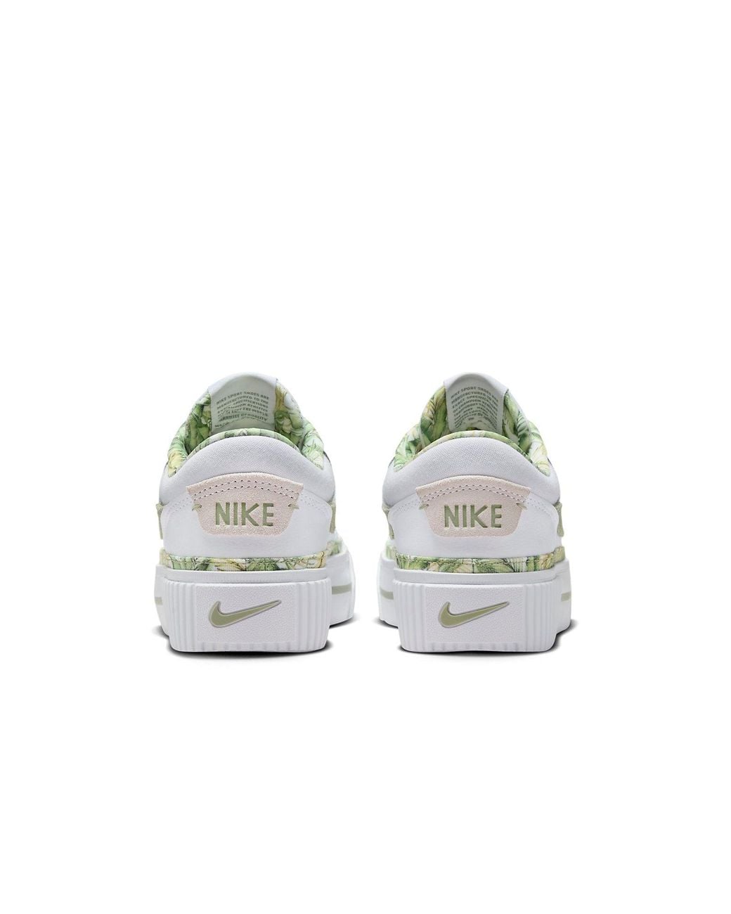 Nike White (Wmns) Court Legacy Lift 'Tropical'