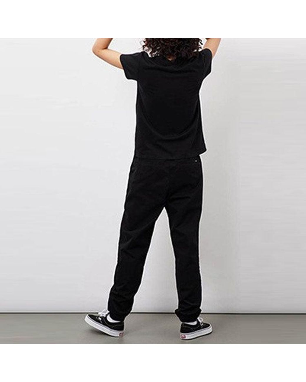 Vans Black (Wmns) Athleisure Casual Sports Short Sleeve