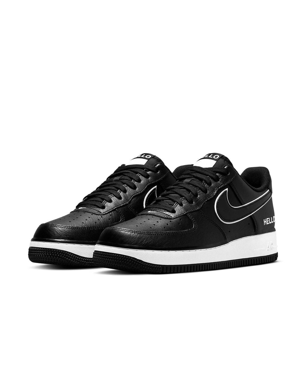 Nike Black X Urbanstar Air Force 1 '07 Lx 'Hello Pack for men