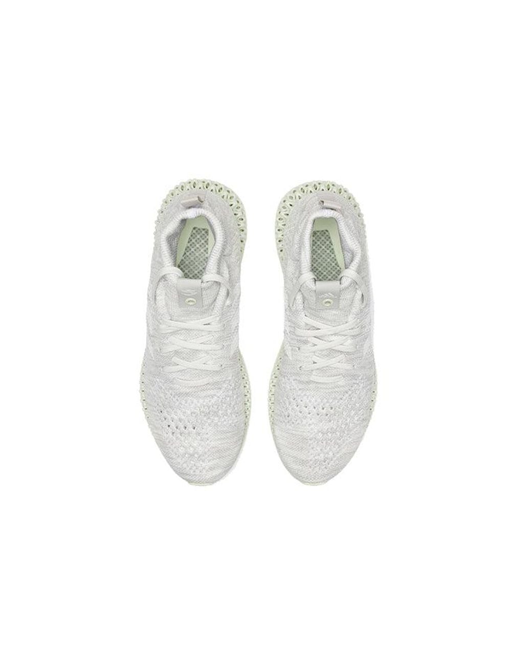 Adidas White Futurecraft 4D Runner Mid 'Crystal' for men