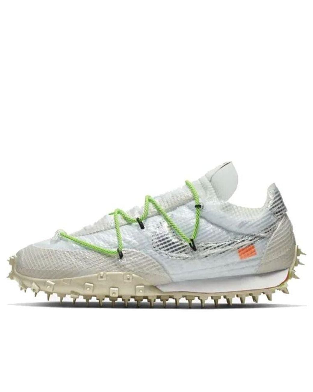 Nike White (Wmns) X Off- Waffle Racer 'Electric'