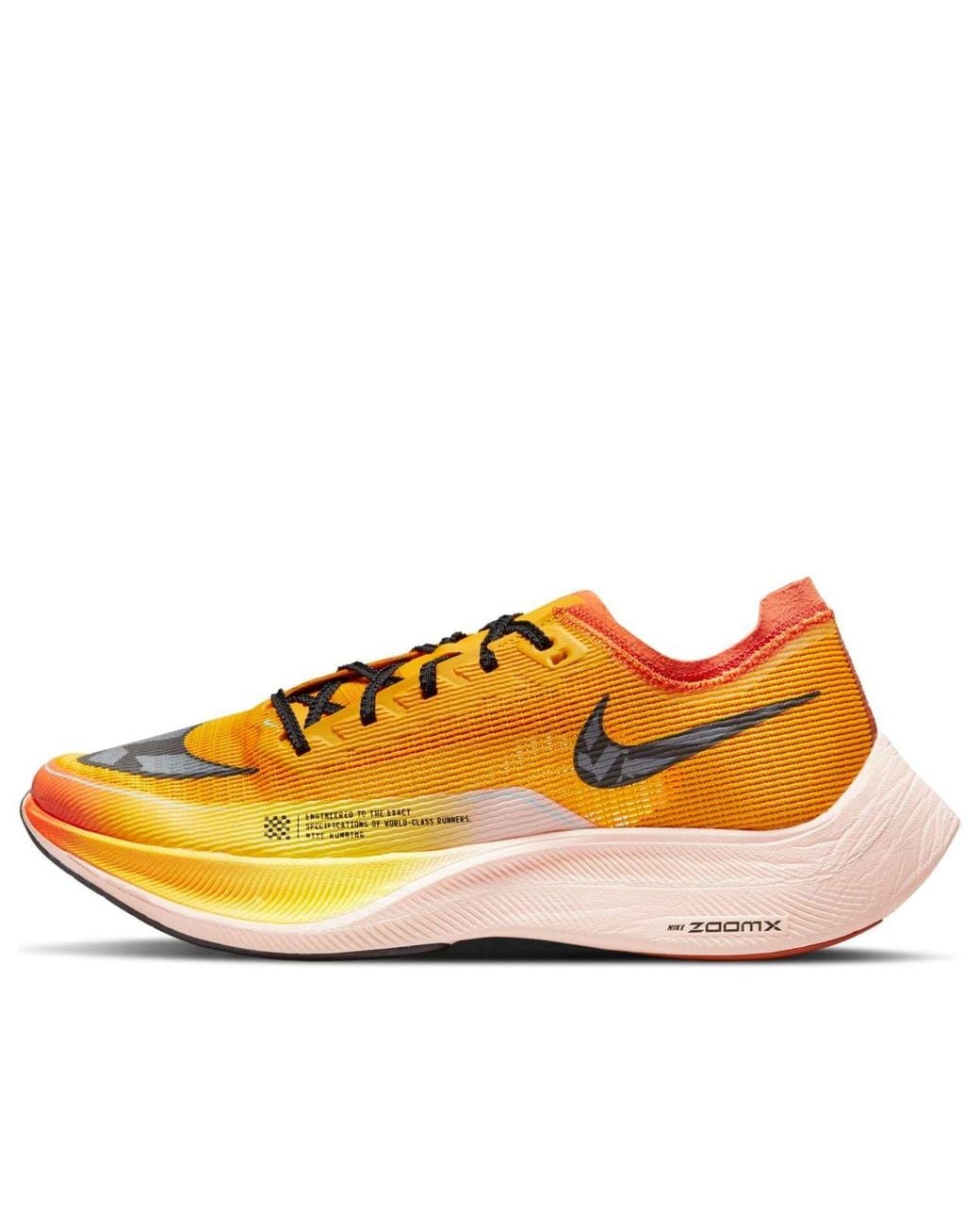 Nike Yellow Vaporfly 2 Road Racing Shoes for men