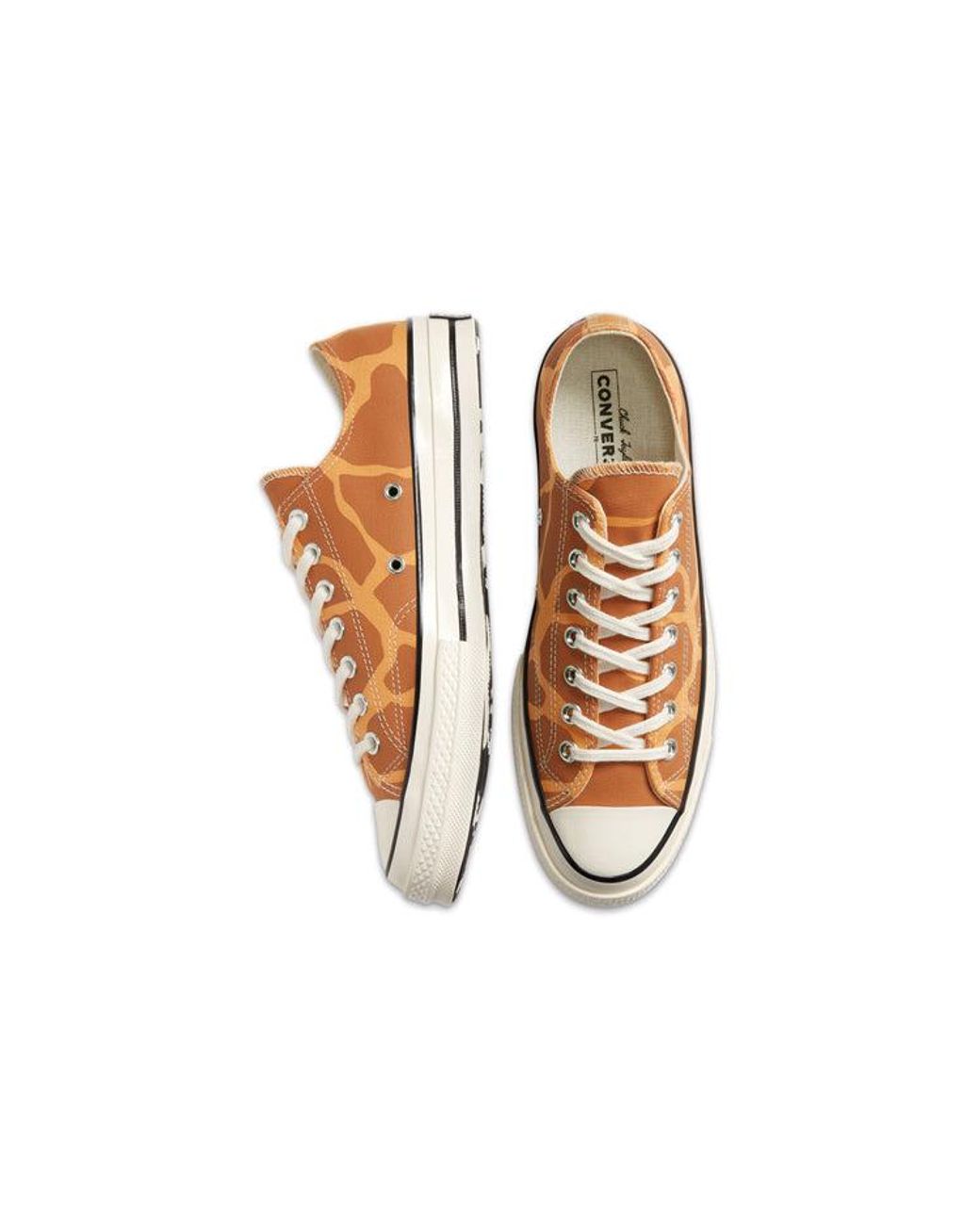 Converse Brown Chuck 70 Low 'Archival Giraffe Print' for men