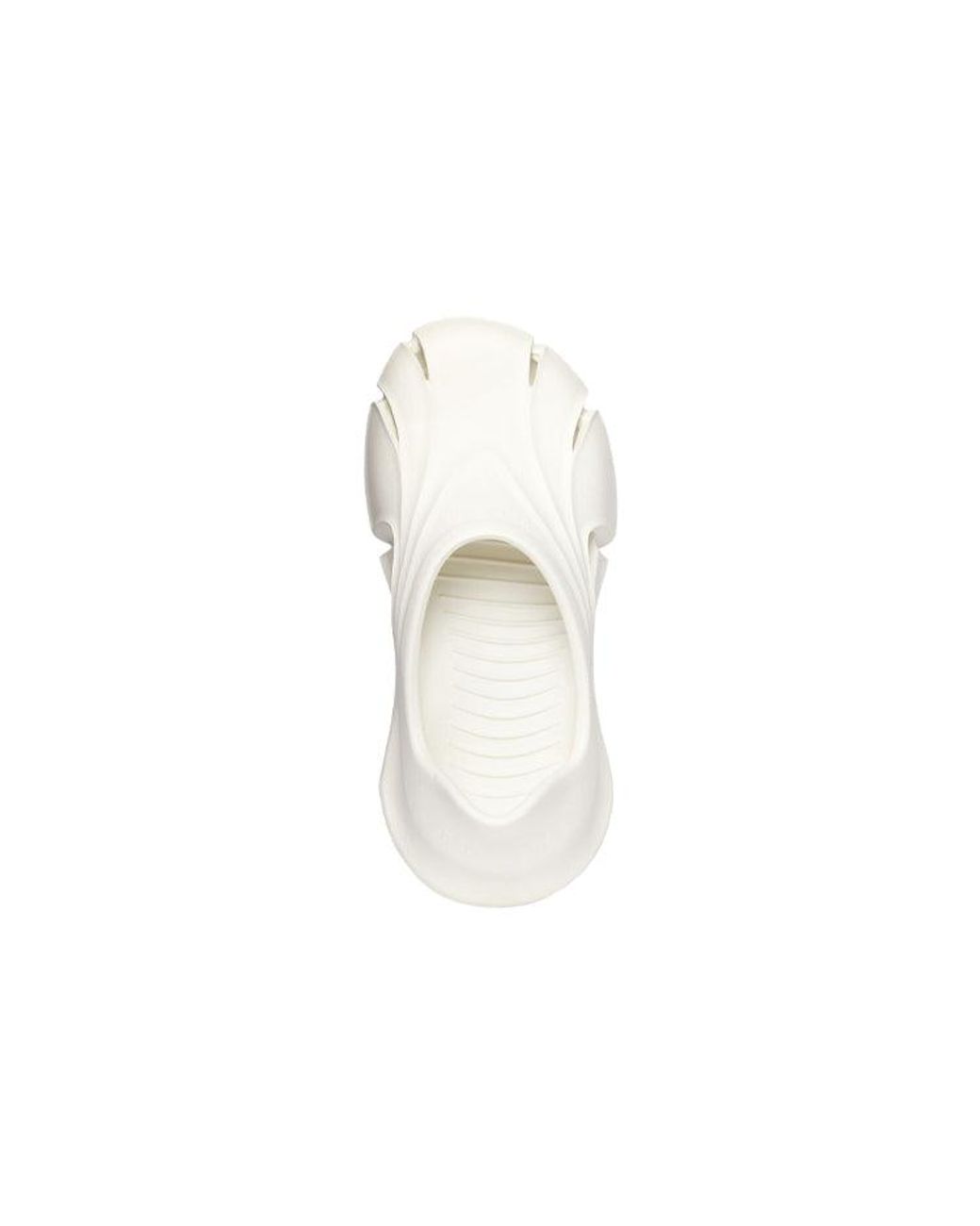 Balenciaga White Mold Closed Sandals for men