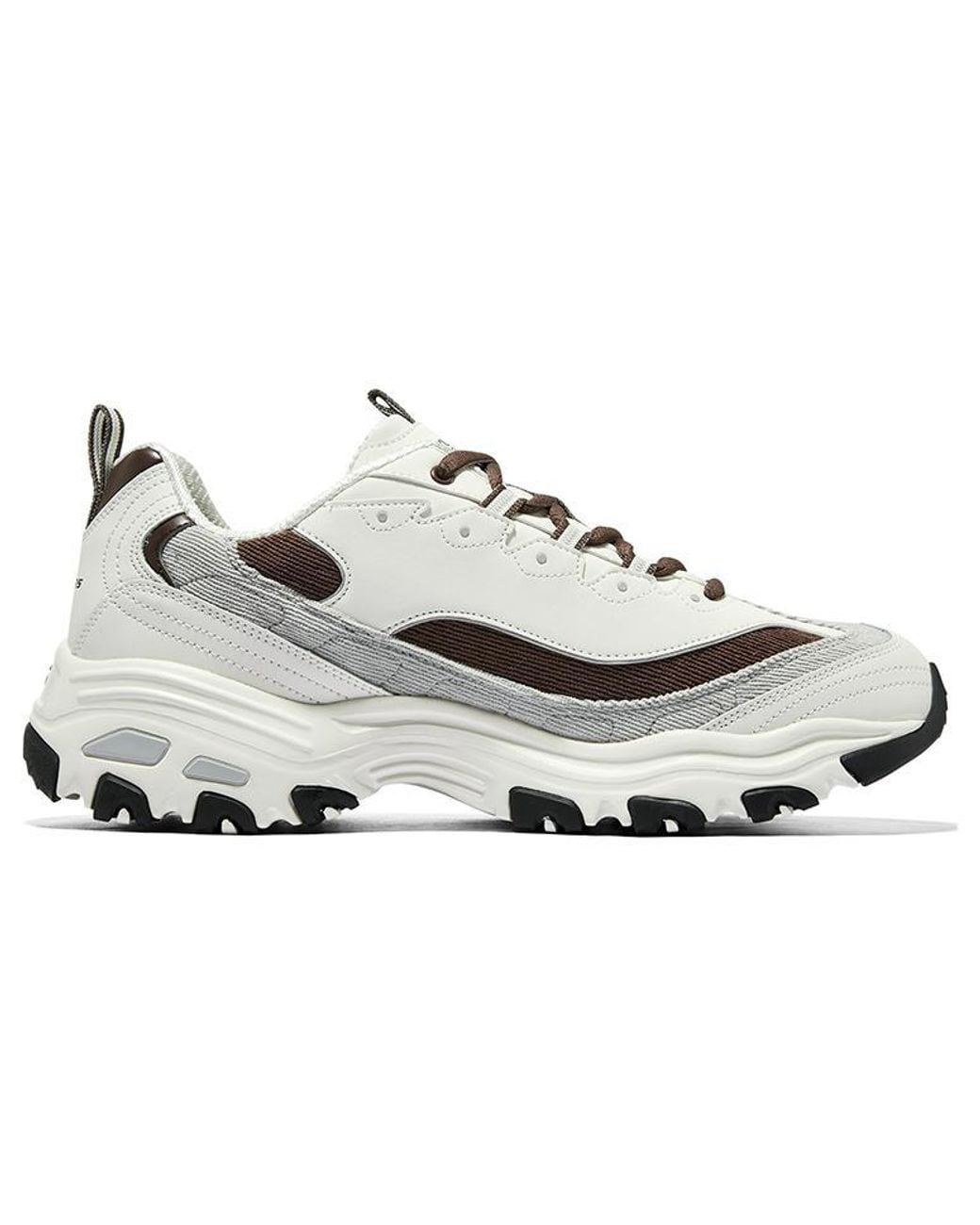 Skechers White D'Lites Varsity Spirit Sneaker for men