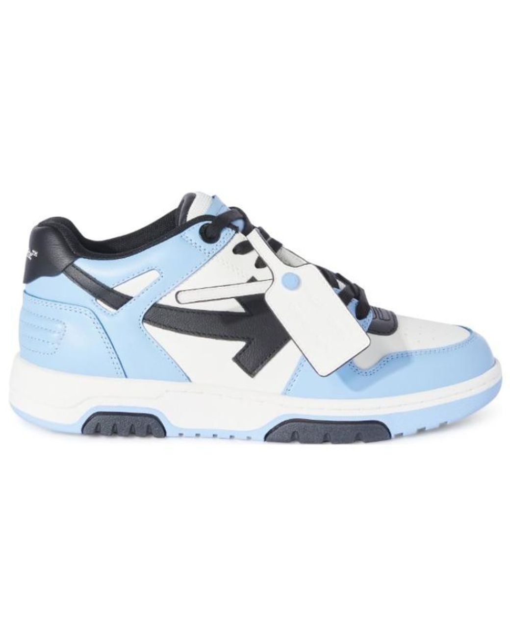 Off-White c/o Virgil Abloh Blue Out Of Office Low-Top Leather Sneaker for men