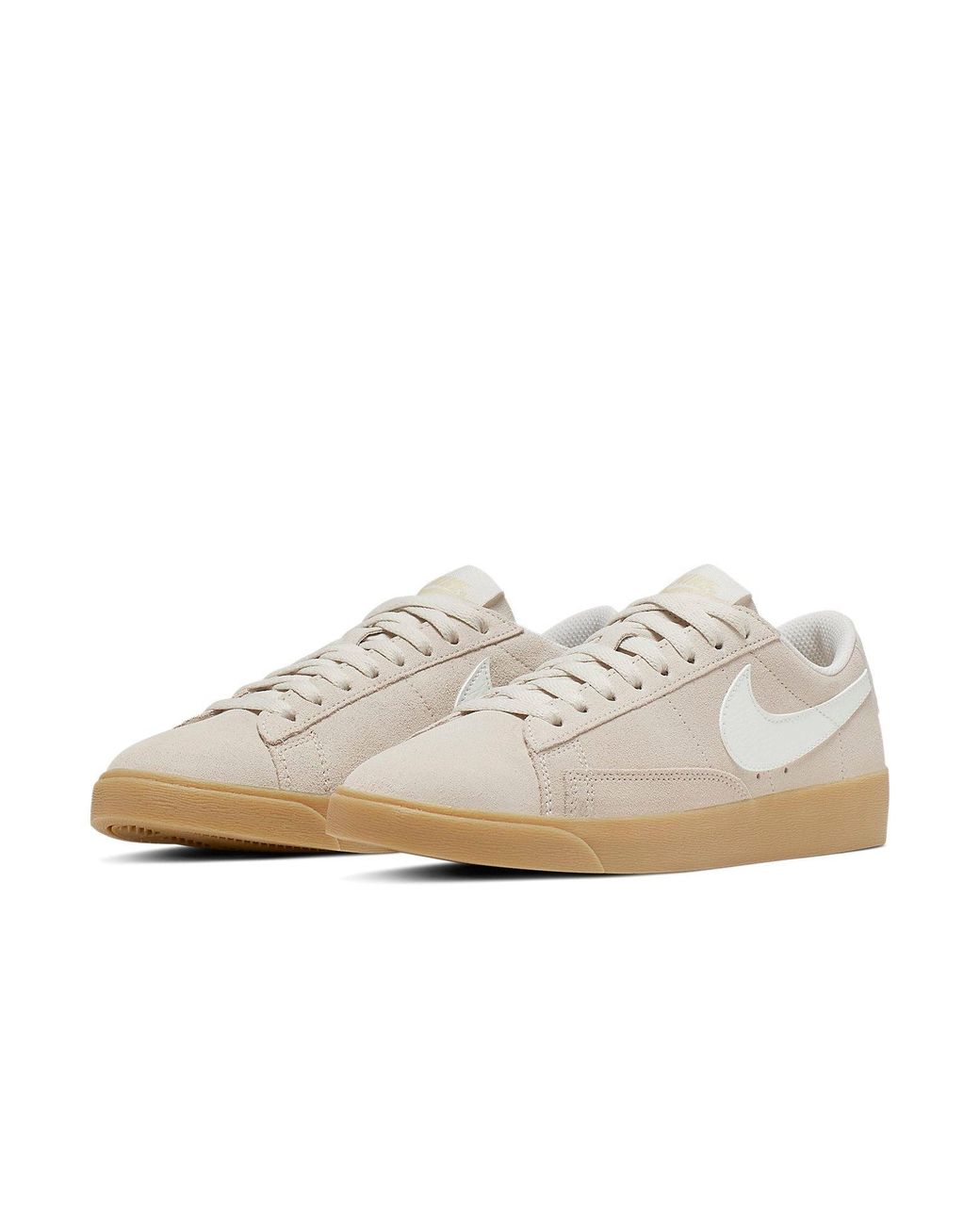 Nike White (Wmns) Blazer Low Sd Suede