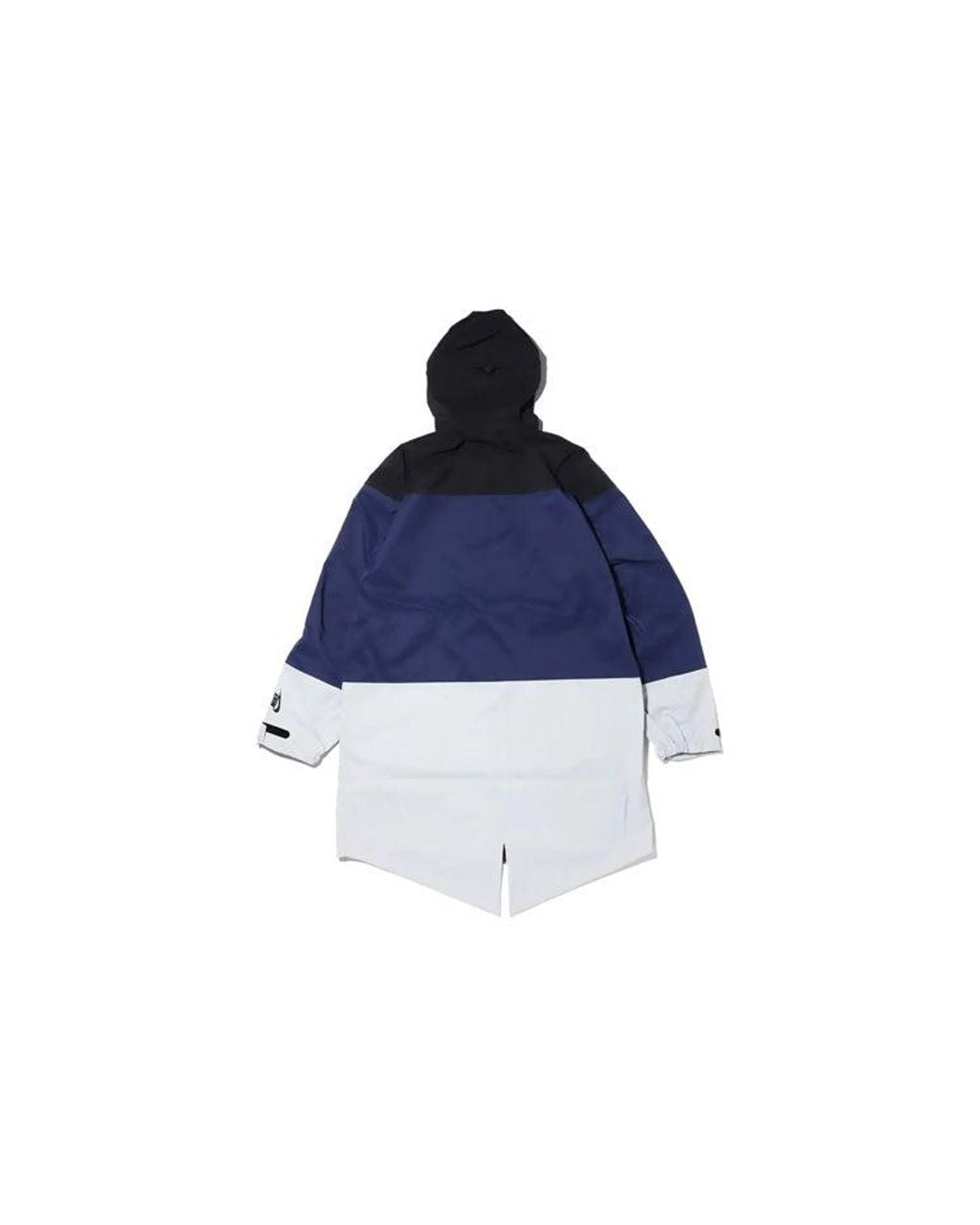 Nike Blue Lab Colorblock Sports Hooded Windbreaker Jacket for men