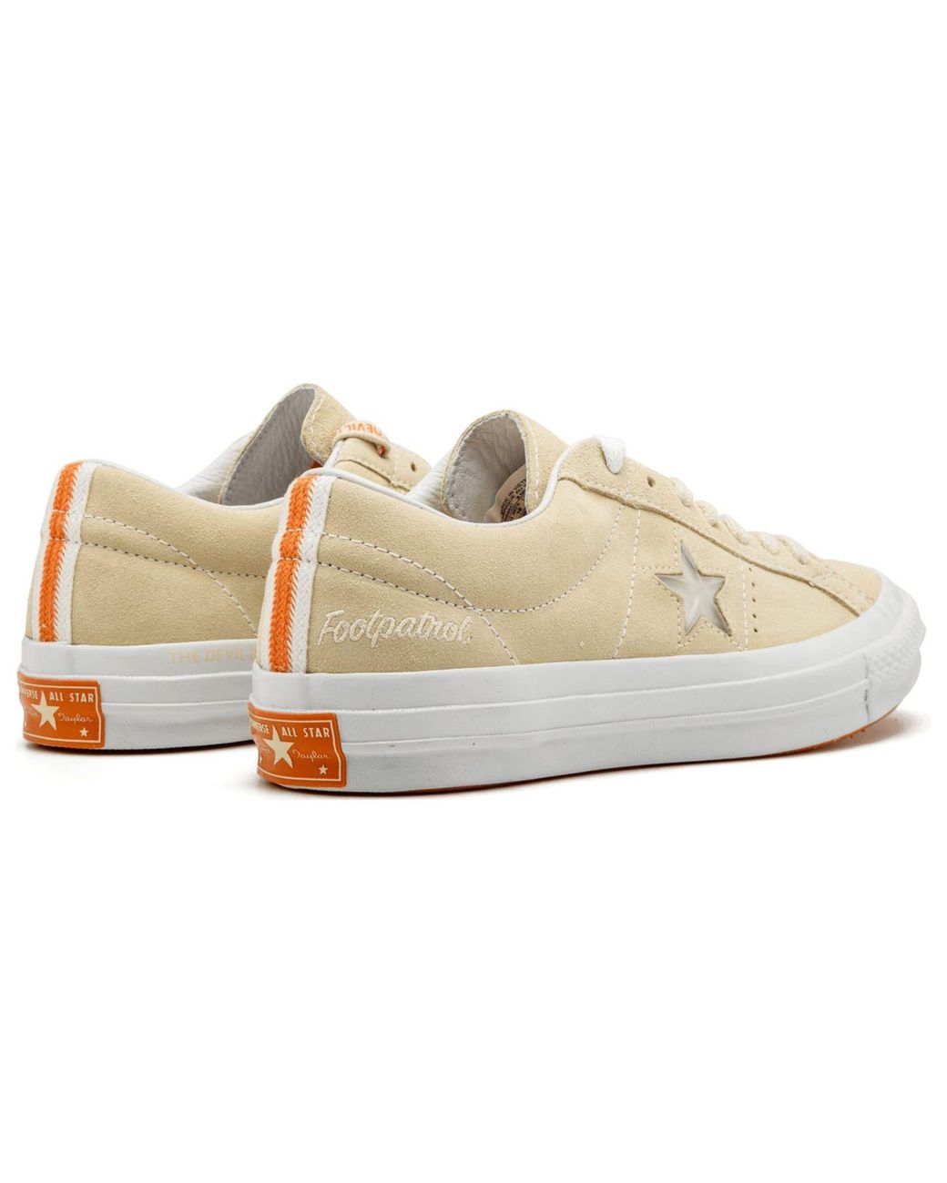 Converse White One Star Ox Footpatrol 'Vanilla Custard' for men
