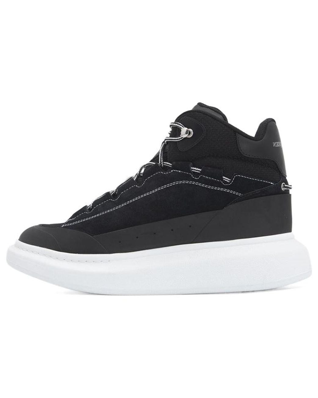 McQueen Black Larry High-Top Sneakers for men