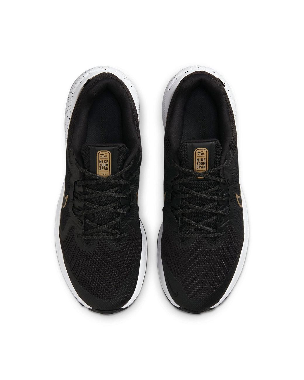 Nike Black Zoom Span 4 Metallic' for men