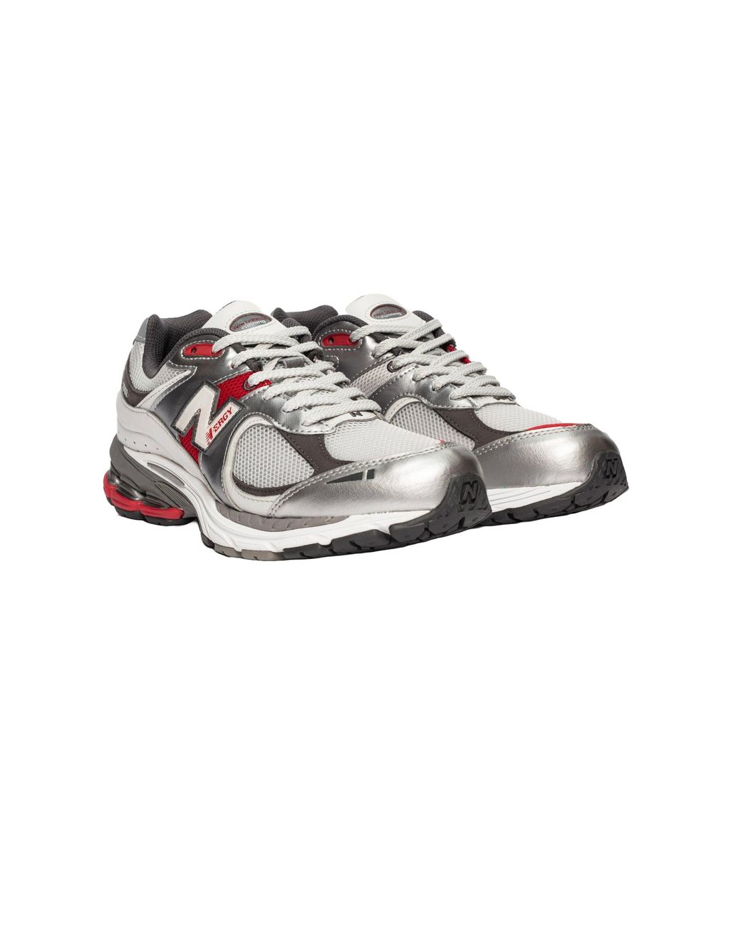 New Balance White 2002R Metallic Team' for men