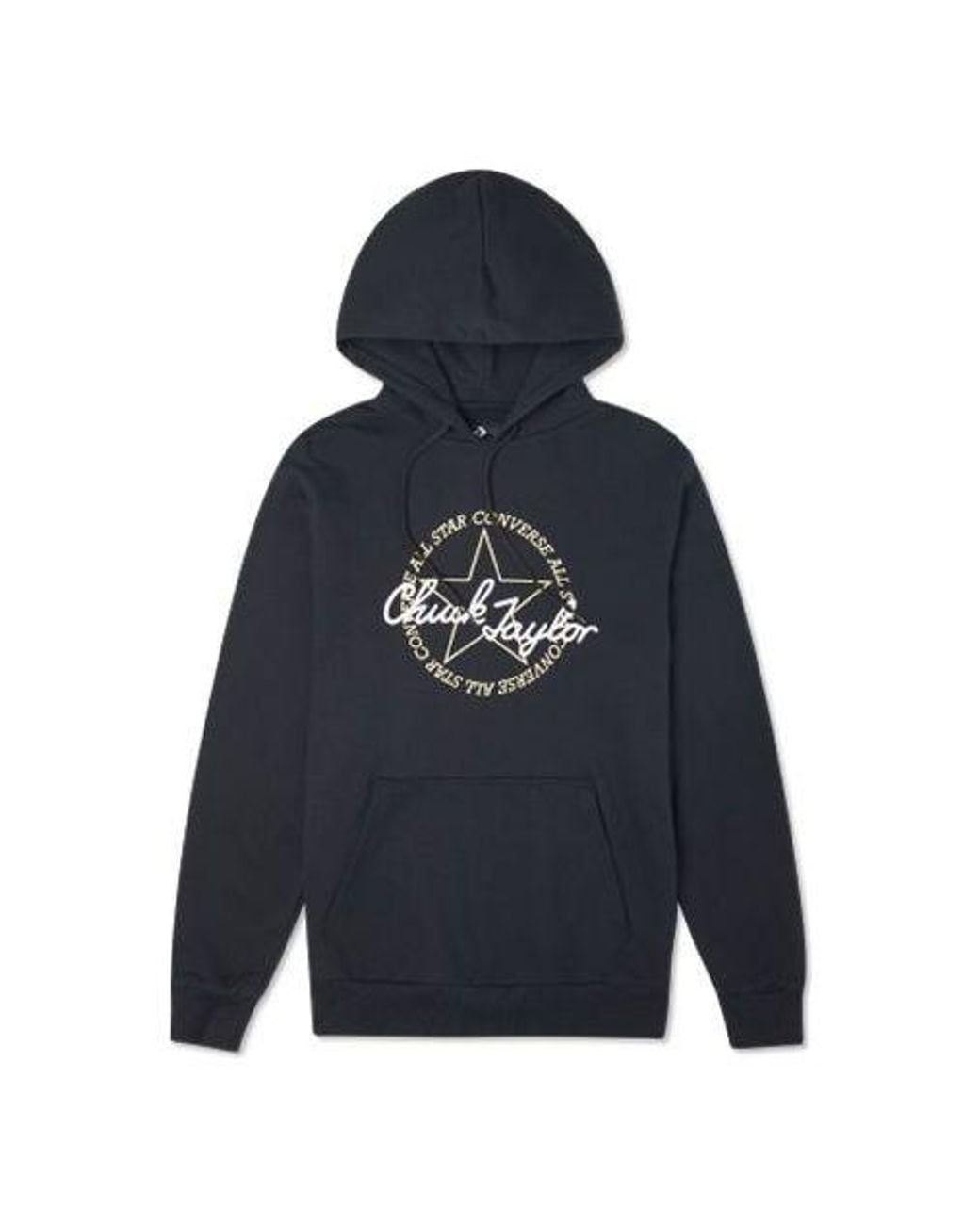Converse Blue Deconstructed Chuck Patch Pullover Hoodie for men