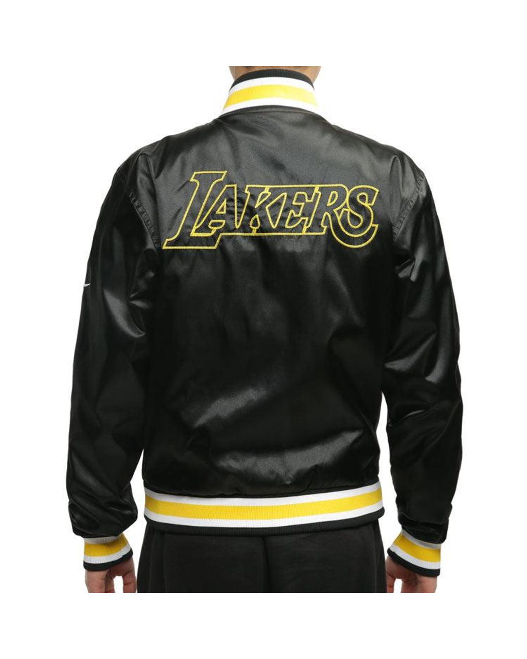 Nike Green Nba Los Angeles Lakers Reversible Sports Jacket for men